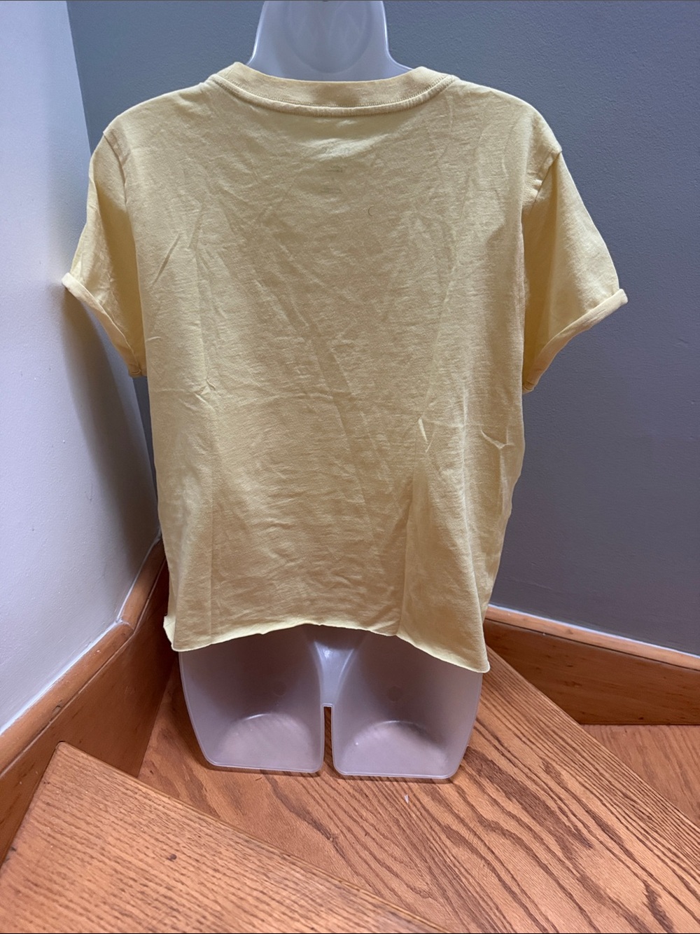 NWT Nikki Ackerman Dachshund Graphic Tee Small Yellow Weenies and Martinis Antho - Picture 6 of 9